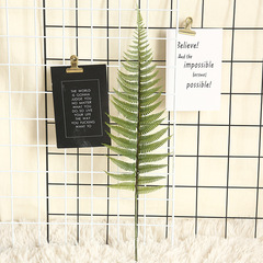 INS風蕨葉散尾葵龜背葉仿真花廠家家居裝飾婚慶植物牆假花MW45555