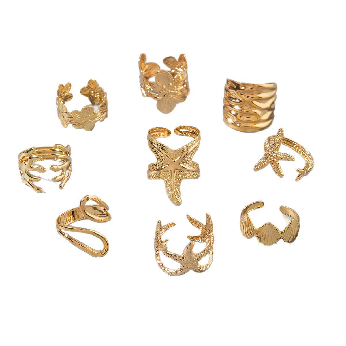 Minimalist Stackable Ring Set With Cubic Zirconia For Women_voghion.com