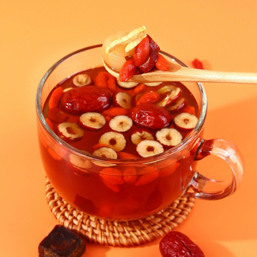 Tianming Liangcao Red Sugar Ginger Jujube Tea 150g Boxed Longan Jujube Goji Berry Tea Winter Health Nourishing Tea