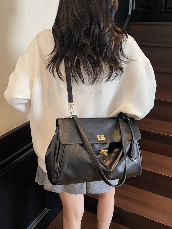 Bolso, bolso de hombro de alta calidad, bolso de hombro de gran capacidad, bolso de transporte de trabajo casual.