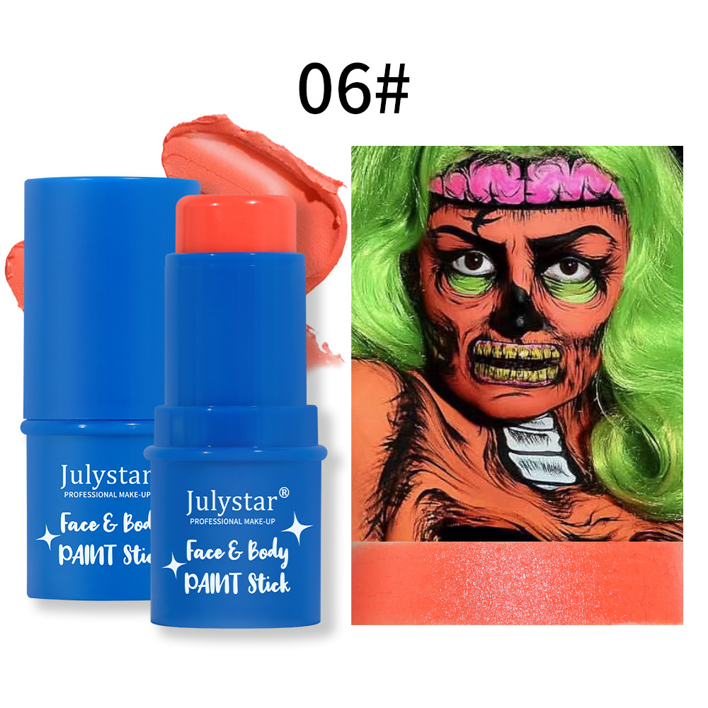 Halloween body cream, makeup, water-soluble fluorescent facial stage painting stick_viptrois.com