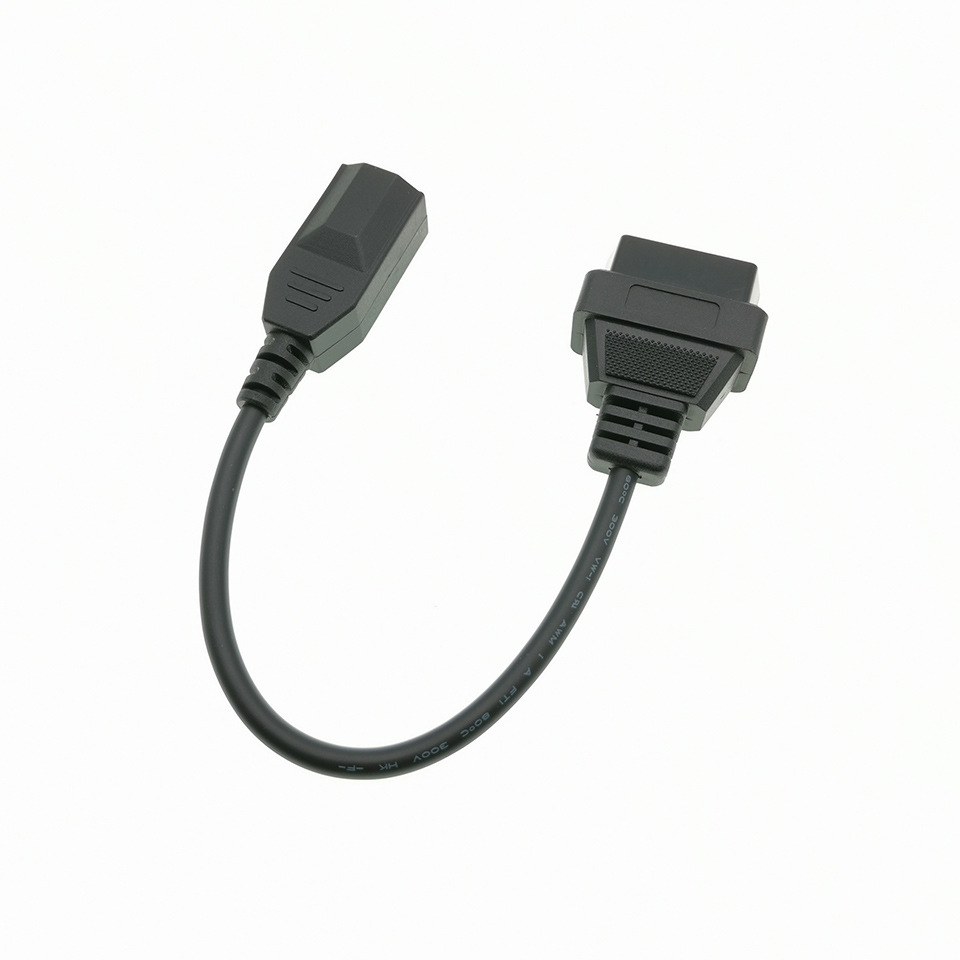 FOR Honda 3Pin TO OBD OBD2 16 PIN cable 3 pin接口适配线