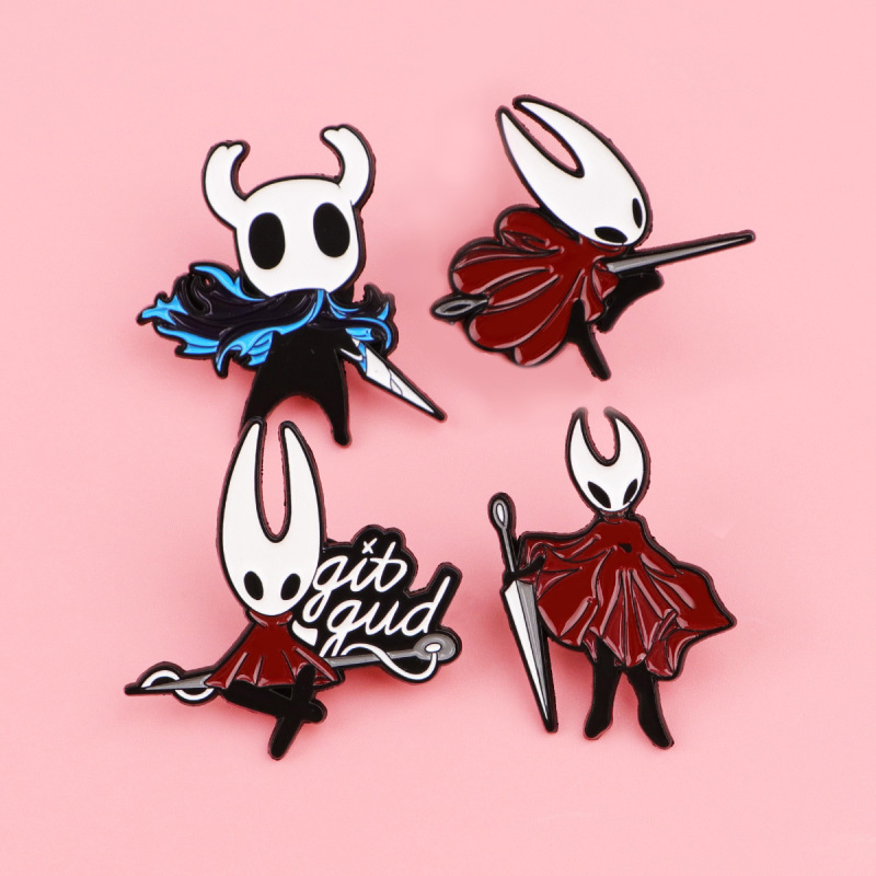 Hollow Knight Cartoon Brooch Badge Clothing Backpack Accessories Pin Cross-Border Trade Hot-Selling Alloy Badge Hollow Knight Cartoon Brooch Badge Clothing Backpack Accessories Pin Cross-Border Trade Hot-Selling Alloy Badge