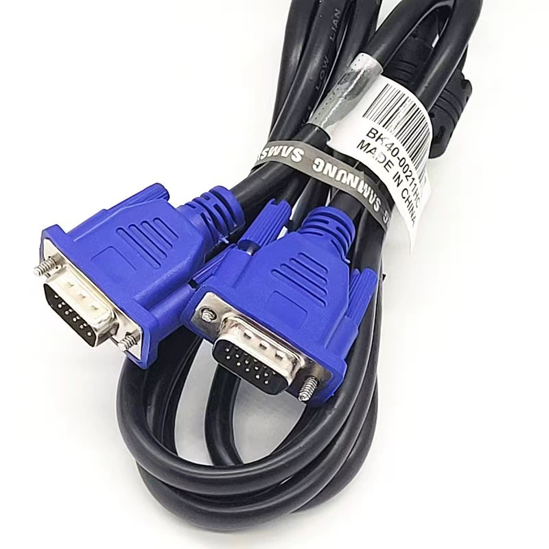 Оригинальный VGA кабель 3+6 для подключения компьютера и монитора, 1,5 м, оригинальный кабель проектора, кабель передачи данных VGA высокого определения