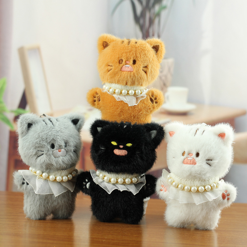 Cute 4 pulgadas agarrar muñeca juguete de peluche colgante oso conejo juguete de peluche muñeca regalo de boda image 10