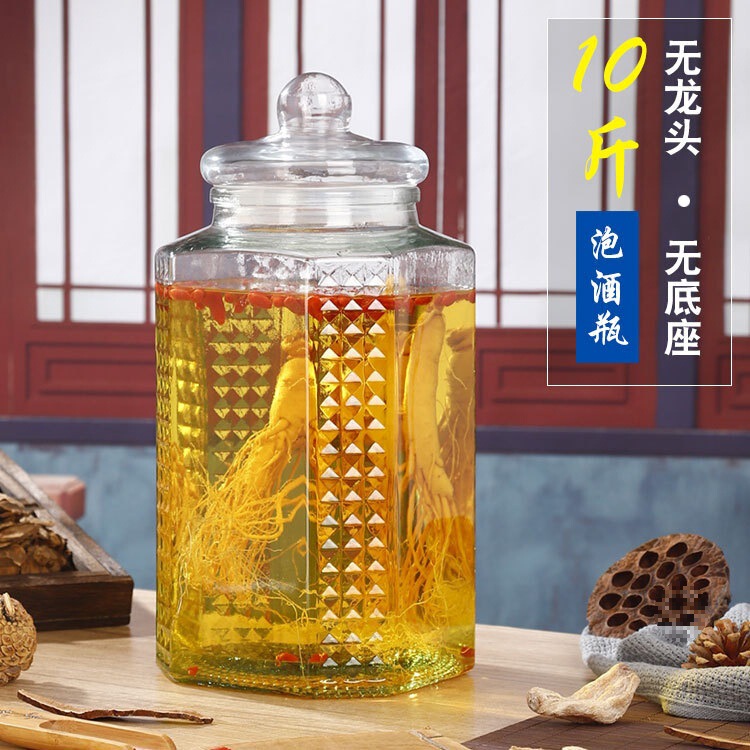 ワインガラスボトル肥厚密封瓶蛇口付き 2.5kg ワインボトル家庭用大型瓶ガラス醸造容器|undefined