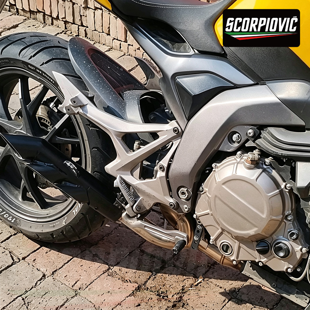 Suitable for motorcycle Z800 stainless steel spiral middle and tail section exhaust pipe set, non-destructive direct fit for 2013-2016 models