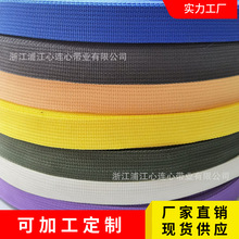 厂家直销600D美国纹织带高密加厚箱包背包织带彩色坑纹丙纶织带