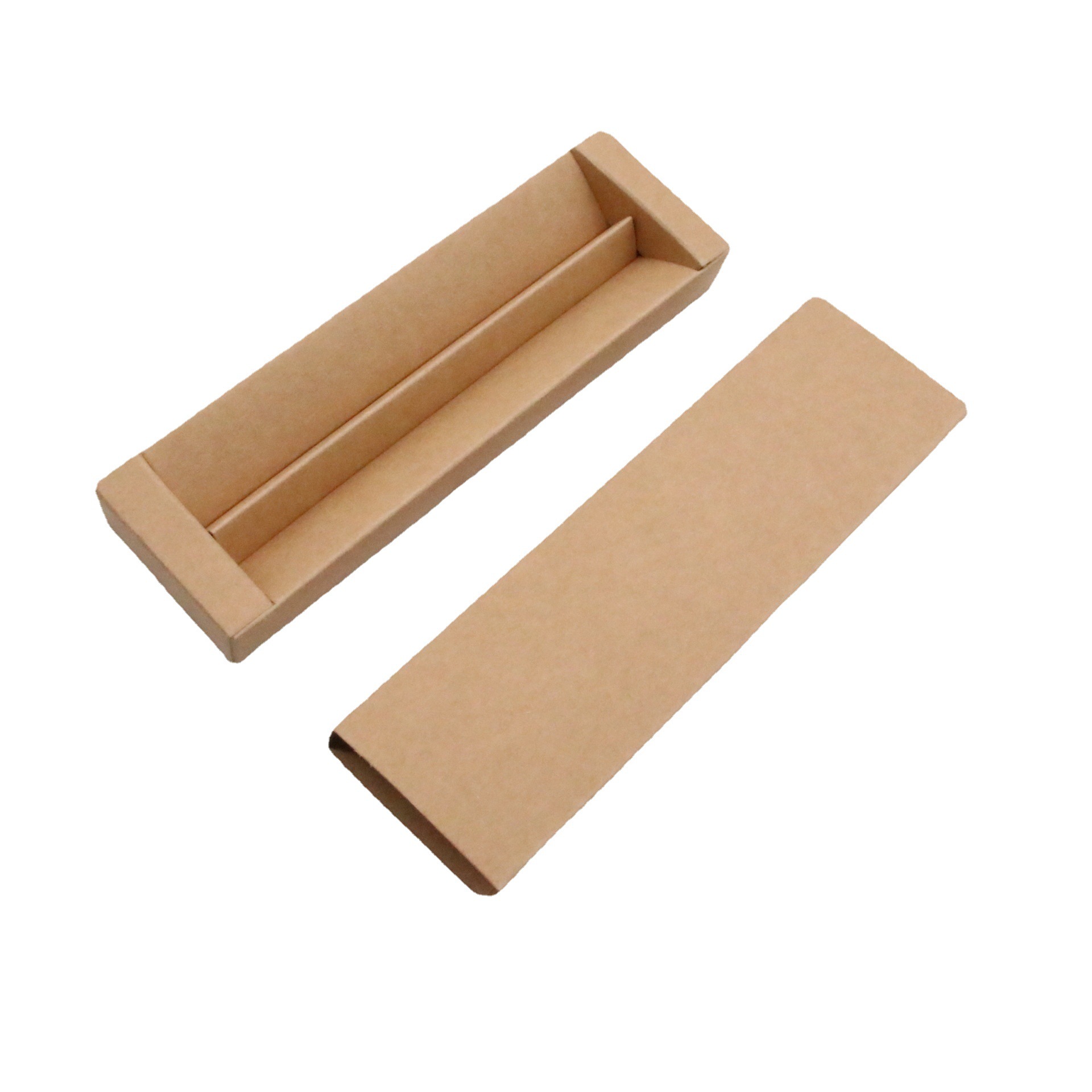 Empuje traje de pluma de bambú traje de caja de papel 2 pack logotipo imprimible caja de regalo en stock papelería transfronteriza