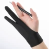 Two fingers and three layers of black outer patch ()