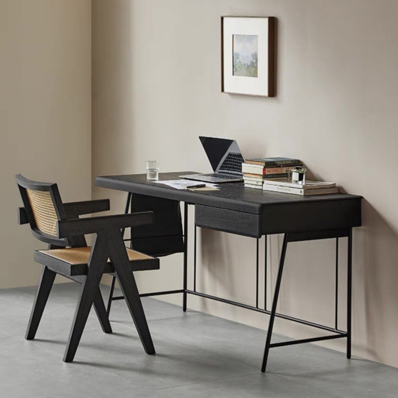 Italian minimalist desk light luxury modern minimalist designer home…