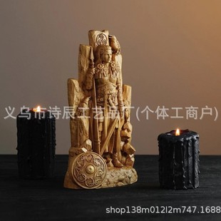 跨境爆品,北欧神像,女武神Valkyrie神像,力量与优雅神像-阿里巴巴