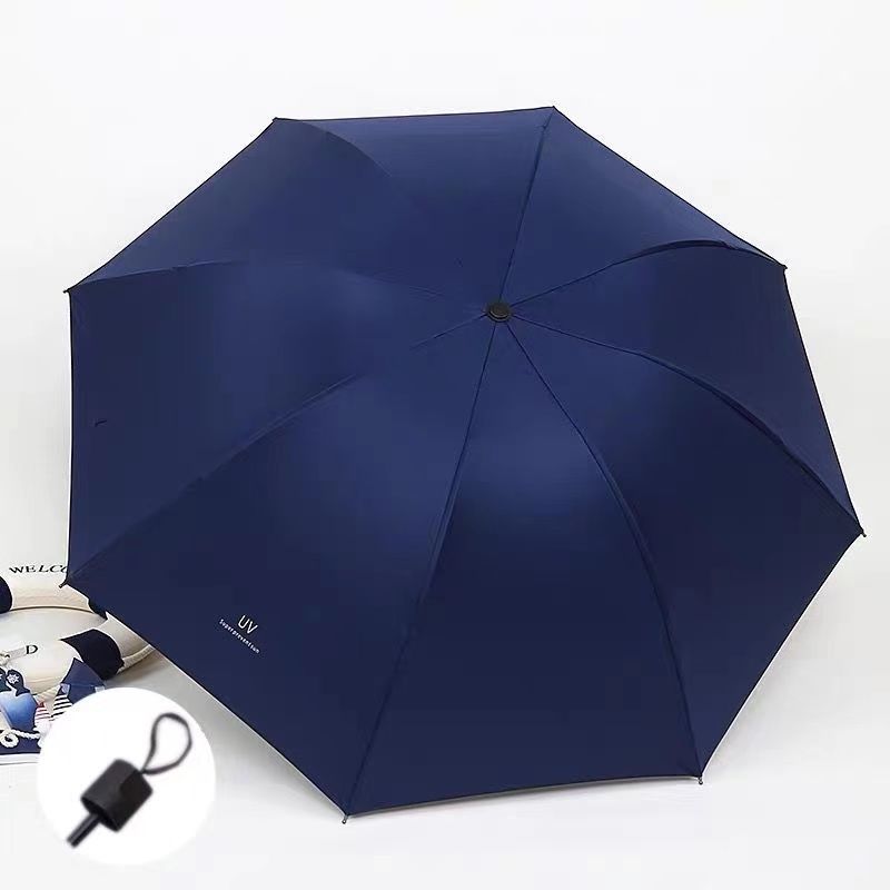 定番手動タイプの黒ゴムUVネイビー