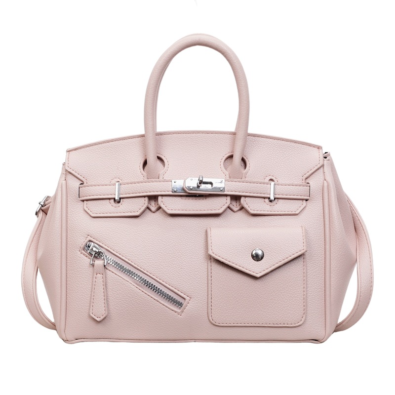 Bolsos de platino de textura superior, bolsos de gran capacidad, nuevos bolsos de mano transfronterizos, bolsos de hombro retro, bolsos de Kelly