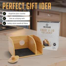 竹制首冲咖啡滤纸收纳盒倾倒壶置物架过滤架木制咖啡滤纸收纳架