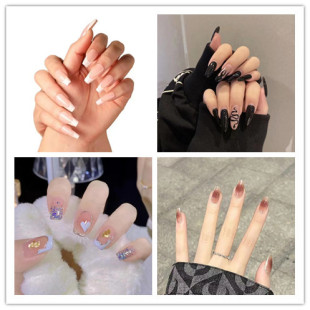 Portable Nail Patch Wear Armor Removable Fake Nail Patch Finished Nail Patch Wholesale