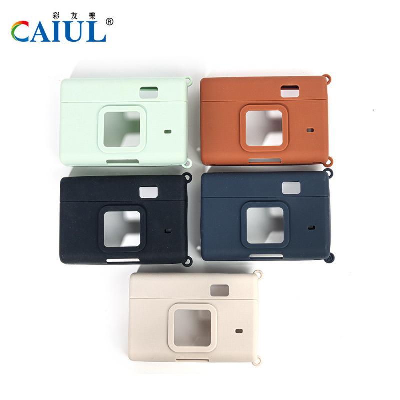 Suitable for Fujifilm Instax Mini Liplay+ solid color protective case, wear-resistant, shockproof, snug-fit camera silicone case