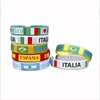 C -type football bracelet team national flag pattern elastic World Cup Qatar French fan souvenir bracelet