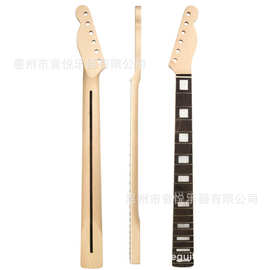 TL电吉他琴颈雕刻音点21品背中线琴头琴柄 Electric guitar neck