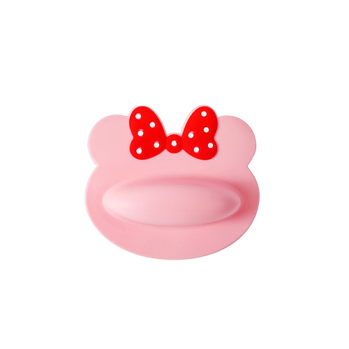 Creative cartoon bow anti-scalding clip silicone cute insulated hand clip microwave oven anti-scalding dish clip