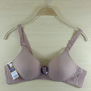 Yingchang 222 Middle-aged and Elderly Underwear Without Steel Rings Thin Solid Color B Cup Comfortable Breathable Bra