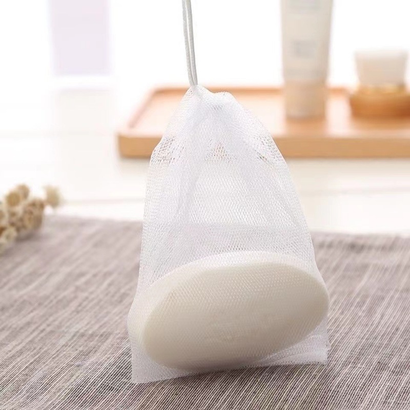 泡立てネット 洗顔料 泡立てネット 洗顔泡ネット 石鹸石鹸袋 メッシュバッグ 二層泡立てネット|undefined
