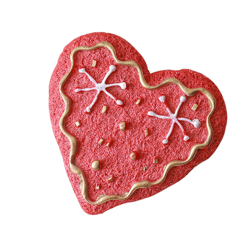 Nuevos árboles de Navidad transfronterizos de madera, copos de nieve, pegatinas de resina de pentacos, accesorios de decoración de Navidad, decoración de amor