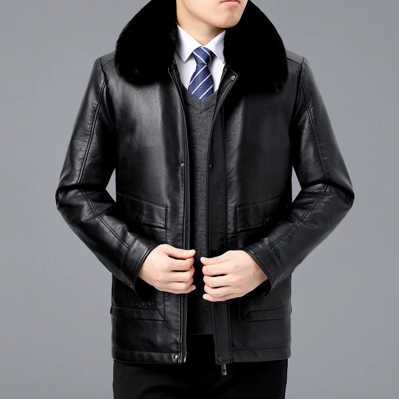 Demi-season warm jacket, for middle age, plus size