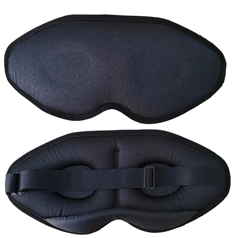 3D máscara de ojo estudiante Oficina viaje almuerzo dormir máscara de ojo Lycra espuma de memoria sombreado máscara de ojo