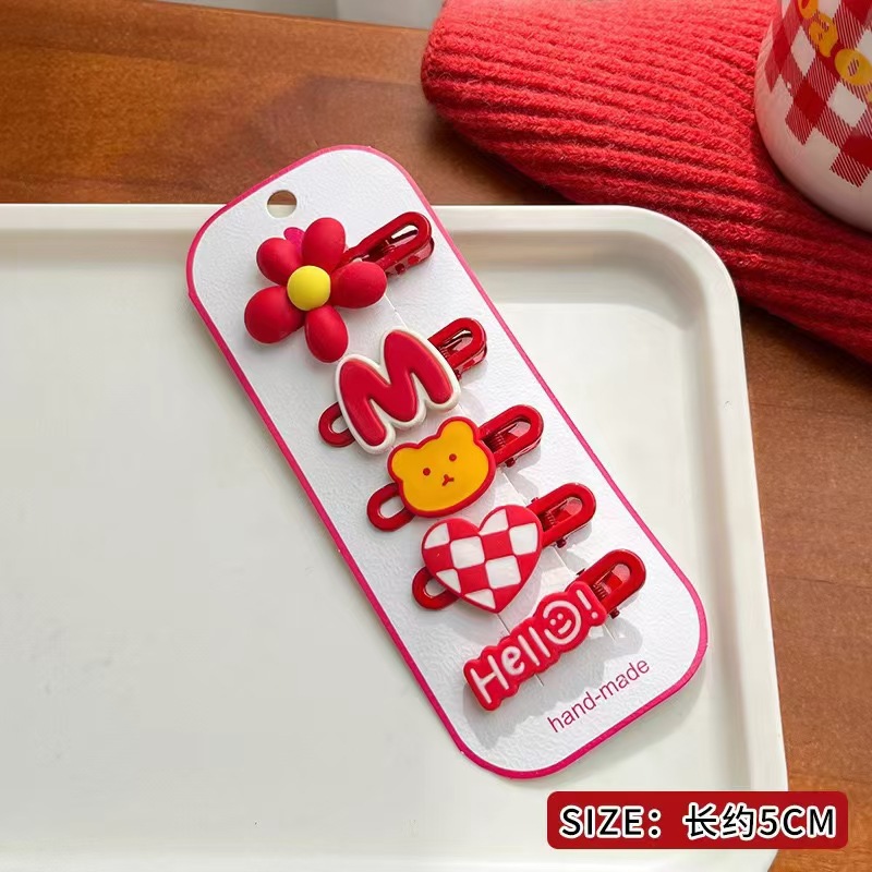 Niños de color jalea nubes lindas niñas bebés cabeza de cabello rotos broche de cabello rotos broche de cabello