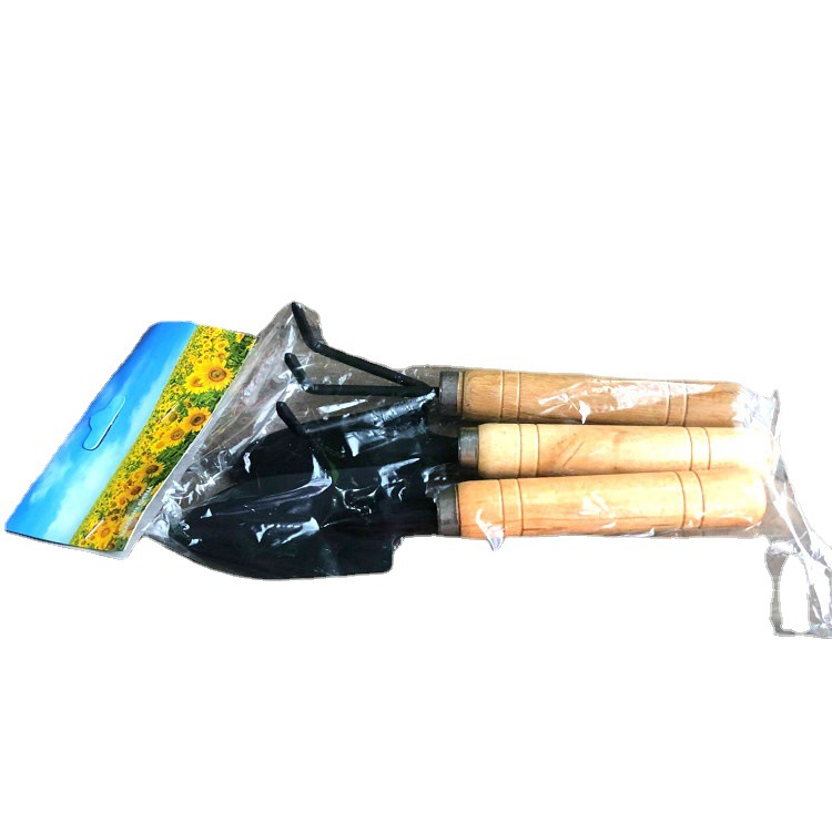 Jardinería pala de tres piezas suculentas jardín flor herramienta de plantación mini pote traje al aire libre manual planta flor plantación