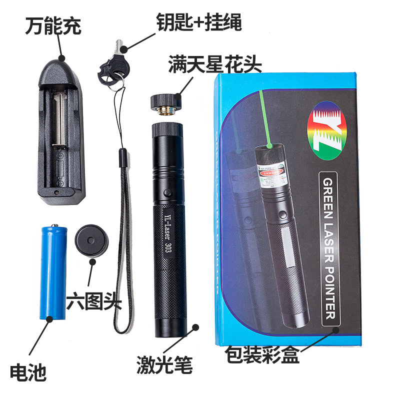 303緑光レーザー懐中電灯レーザーライト懐中電灯懐中電灯鞭販売ビルメーカー直販代理|undefined