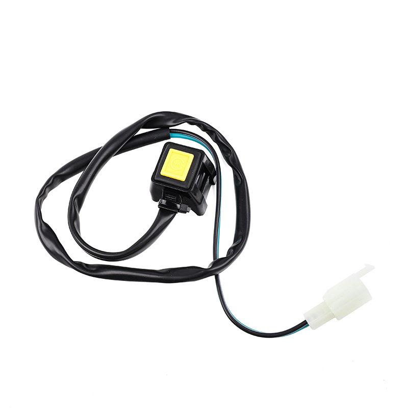 Off-Road Motorcycle Atv Beach Vehicle Accessories Universal Competitive Version Ignition Start and Stop Square Point Switch Red Yellow Green