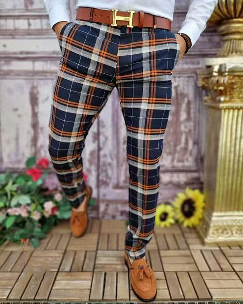 (Cross-border trading), trousers for leisure, European style, print, mid rise