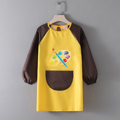 Children's Waterproof Apron Art Room Painting Cover for Boys and Girls Eating Painting Reverse Wear Kindergarten Logo Upside Down