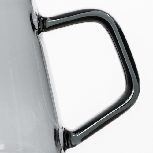 Hand-brewed coffee pot, cloud pot, sharing pot, thickened heat-resistant glass, cute coffee pot with scale, fair cup