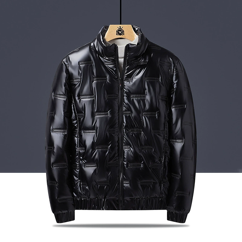 Хлопковая одежда, мужская осенне-зимняя Модная брендовая куртка с капюшоном на флисовой подкладке, утепленная теплая куртка на хлебном пуху, мужское зимнее пальто