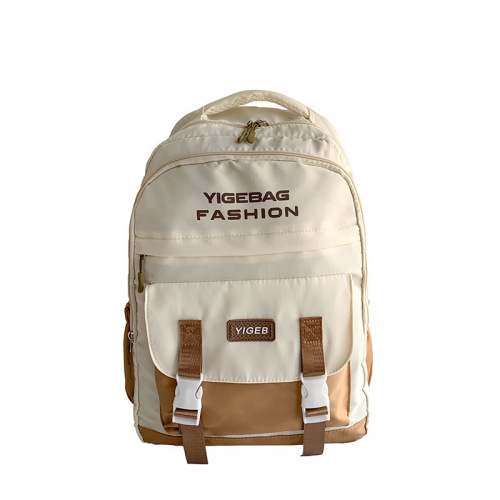 Double Shoulder Backpack for Middle School, High School, and University Students - Casual, Unisex, Outdoor Travel - Korean Style, Versatile