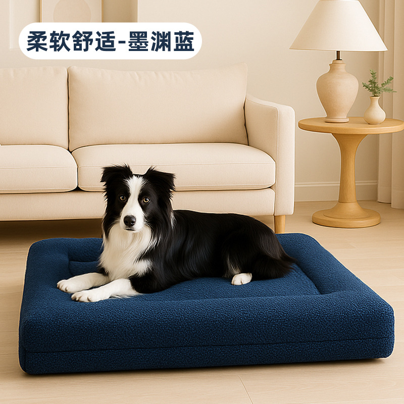 Cama rectangular personalizada para mascotas 2025, sofá cama para perros, colchoneta para mascotas image 37