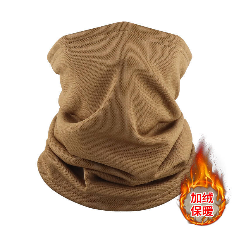 Camuflamiento y veludo turbante de invierno máscara de ciclismo al aire libre máscara de cuello caliente de invierno deportivo cubierta de cabeza transfronteriza