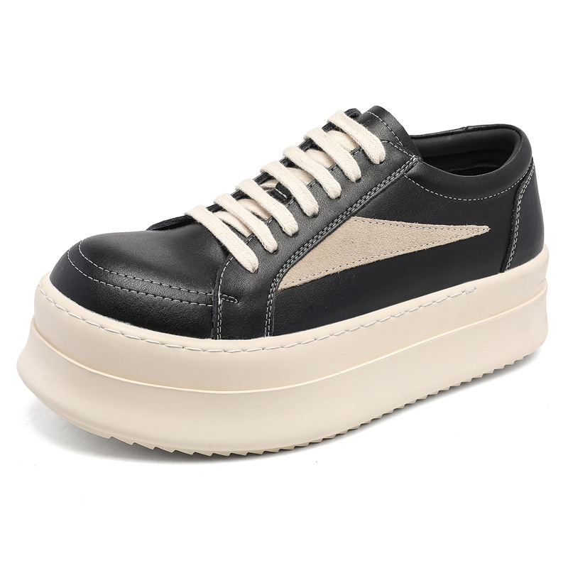 2024 Autumn and Winter New Fashion Men's Boots Men's Chelsea Boots Thick Sole Mid-length Boots Casual Martin Boots