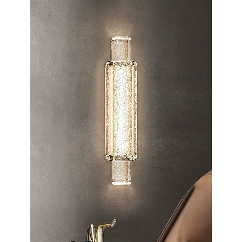 Iluminación de vestíbulo fondo de banquete de alta calidad sala de estar lámpara de pared de cristal sala de reuniones dormitorio cabecera sala de banquetes hotel fondo de pared