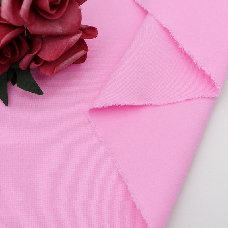 40 sarga lavada tela de algodón en stock al por mayor 165g tejido peinado lavado tela de la camisa de vestir de algodón