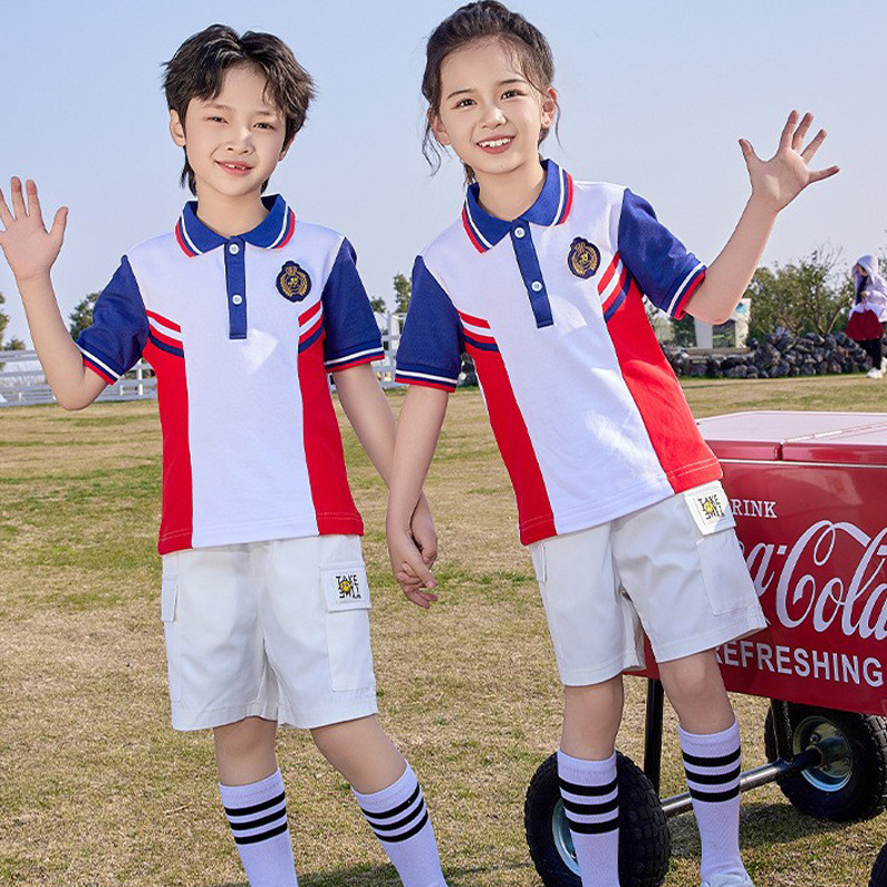 Summer Student Uniform Set School Sports Children College Style Kindergarten School Uniform Class Uniform 2024 New Arrival