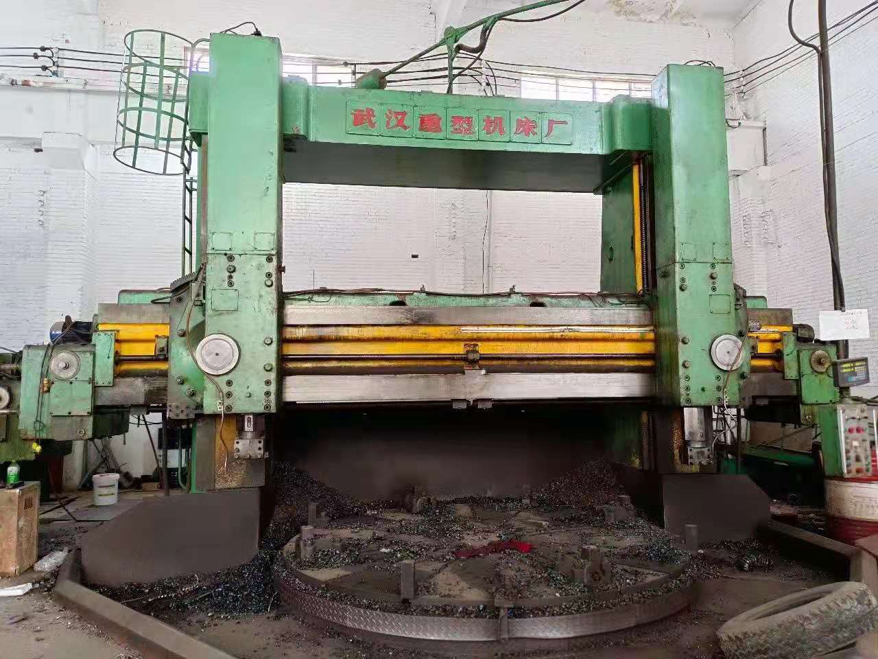 处理二手武汉重型3.5米立式车床二手车床二手立车