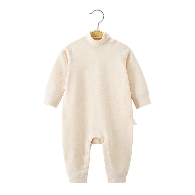 Apricot turtleneck jumpsuit