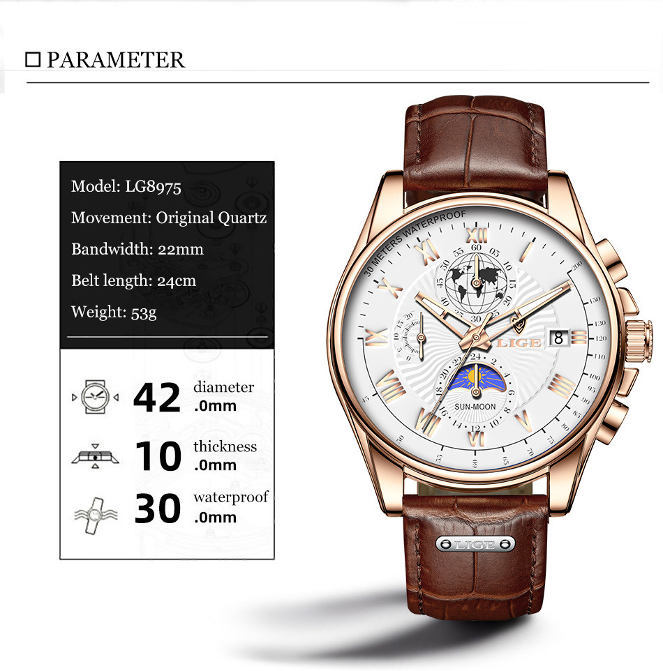 Men's Quartz Watch 4