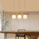 Современная и минималистичная креативная светодиодная японская люстра для гостиной