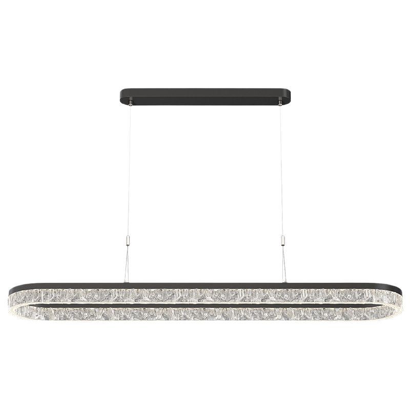 Lámpara de sala de estar, lámpara de techo, estilo italiano, luz, lujo, hogar, rectángulo, ultrafino, lámpara de pasillo, paquete de lámpara para toda la casa