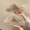 Keep warm demi-season slippers platform, footwear, plus size, suitable for import, wholesale